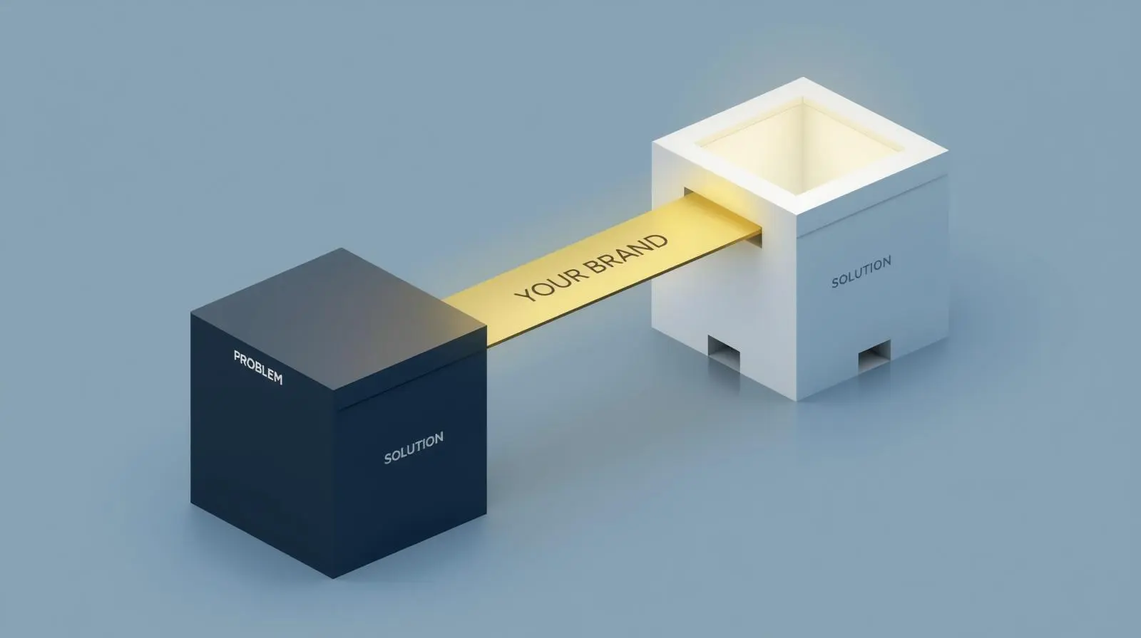 Connecting problem and solution bridge