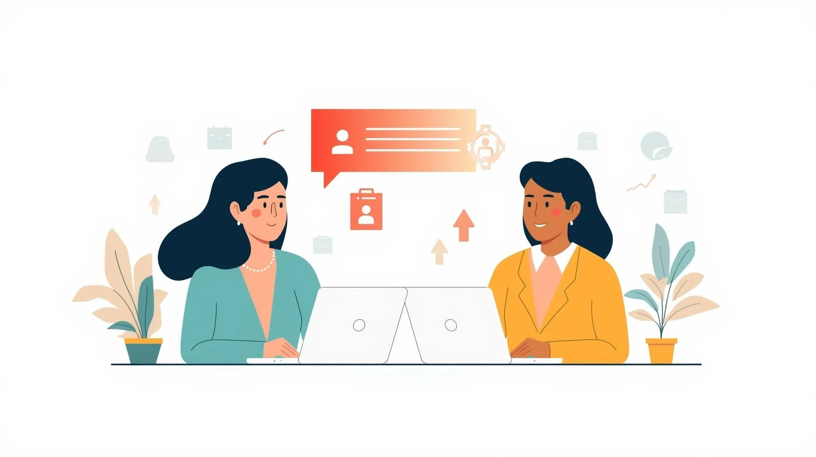 Digital service business in 2026 illustration