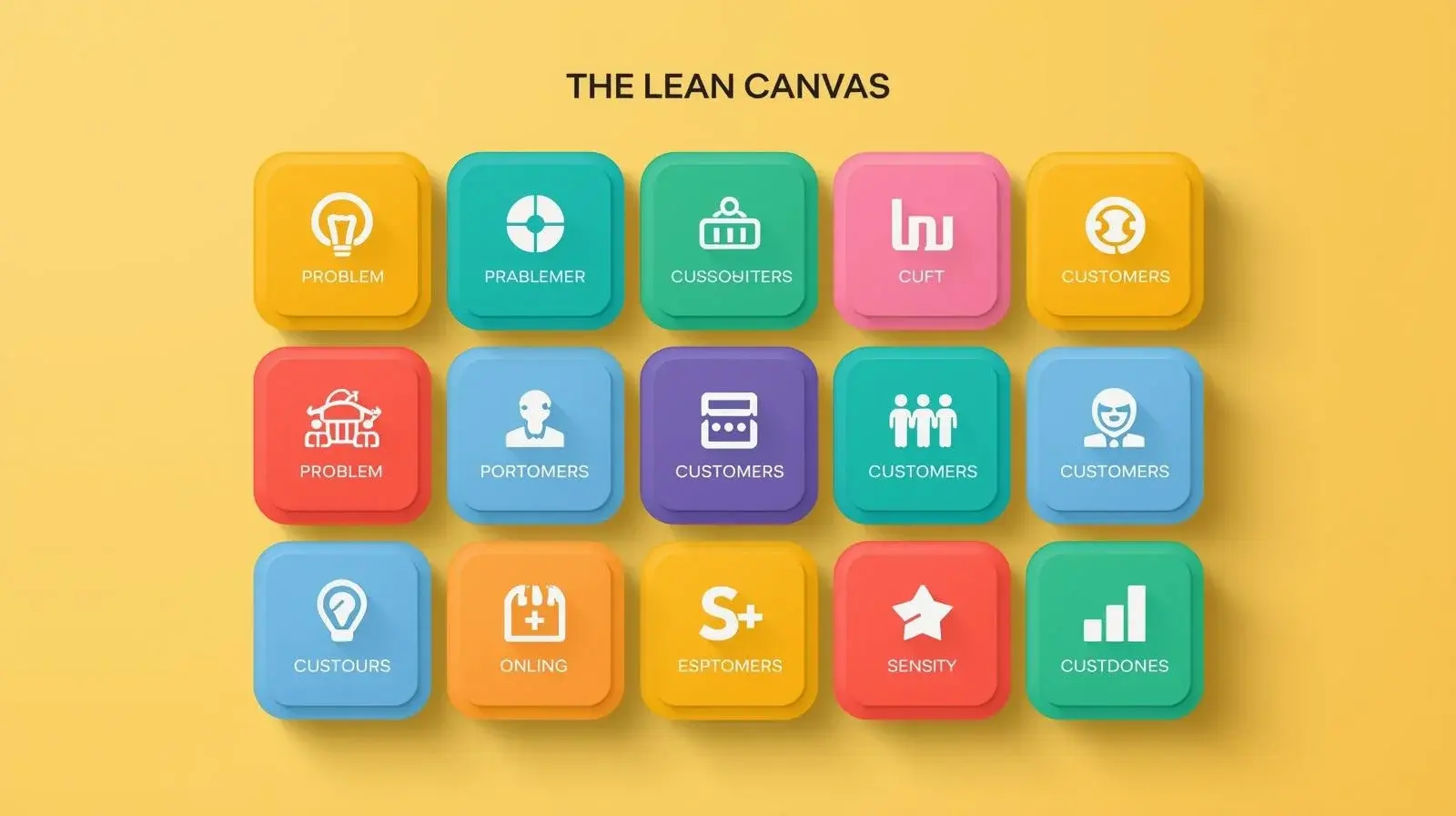 Startup Lean Canvas framework