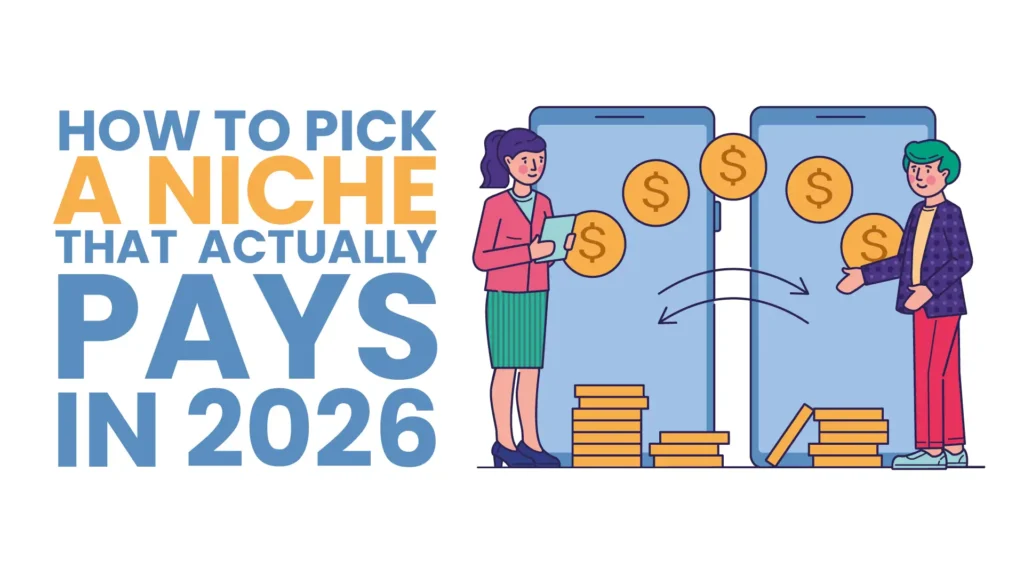 Infographic for picking high paying niches
