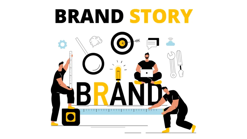 Team creating creative brand identity