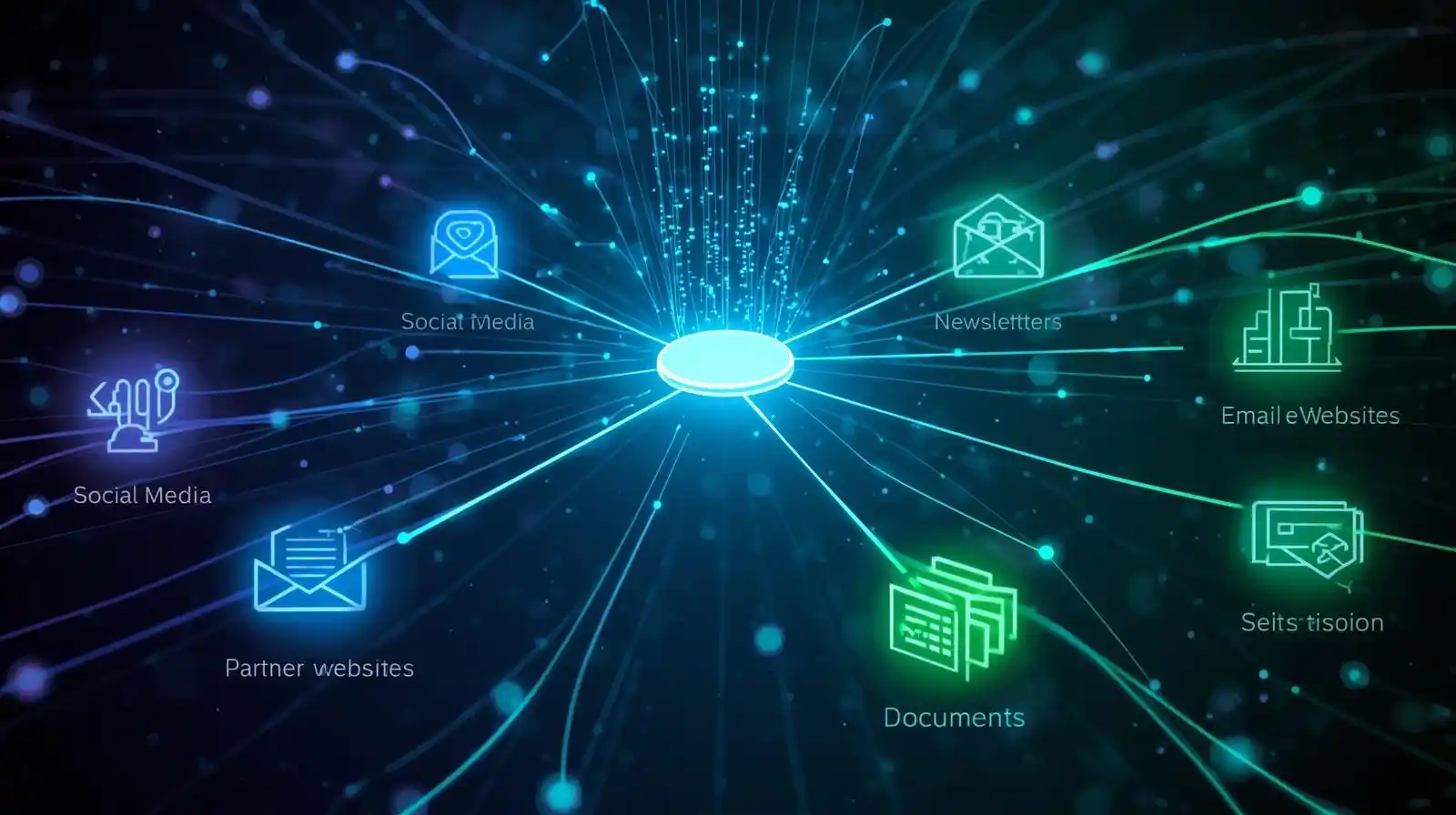 Central digital marketing hub