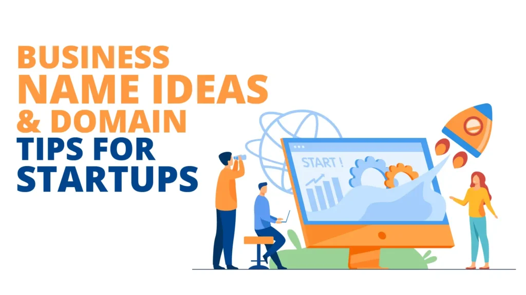 Domain tips for startups concept