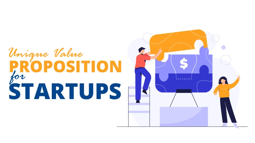 Business value proposition puzzle concept