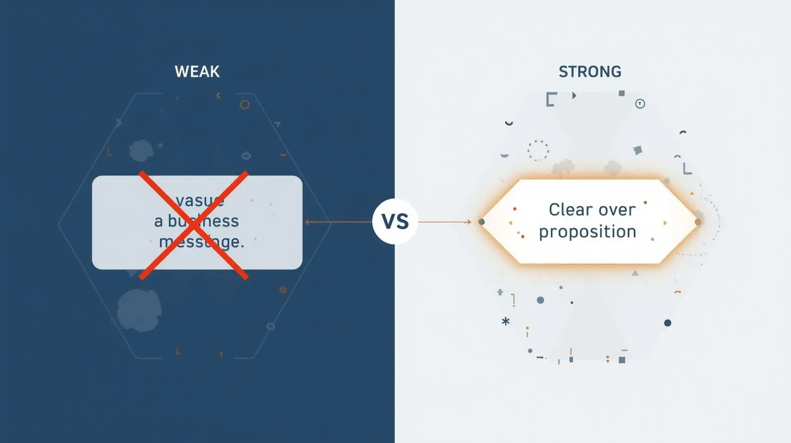 Business message clarity comparison
