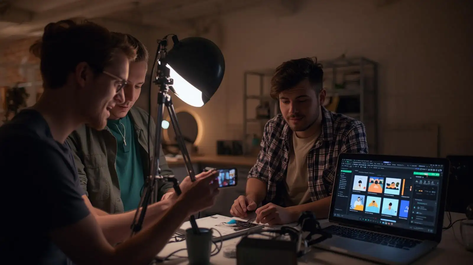 Female entrepreneur at desk