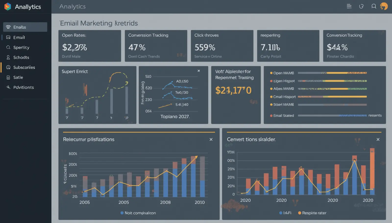 Focus on Comprehensive Marketing Analytics Dashboard