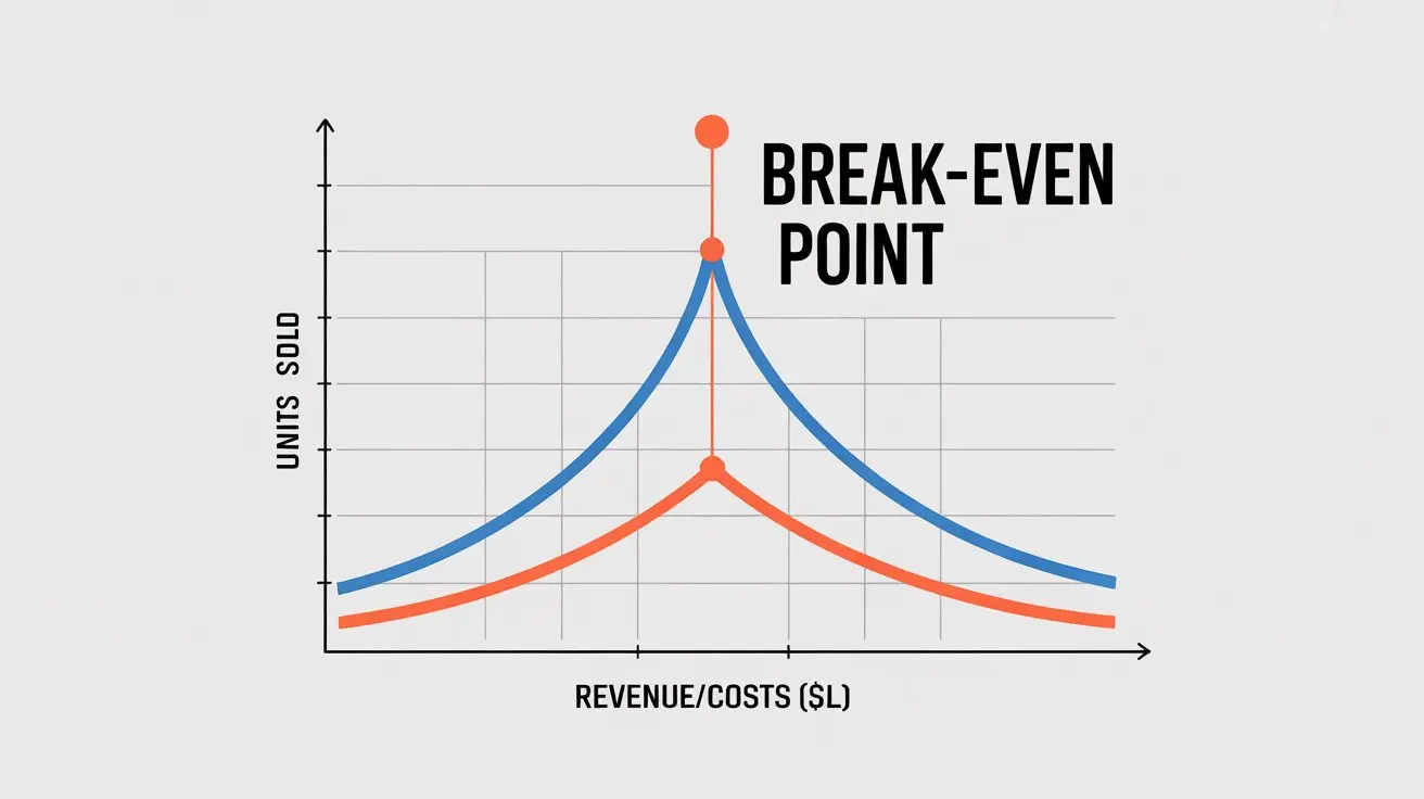 revenue equals cost chart