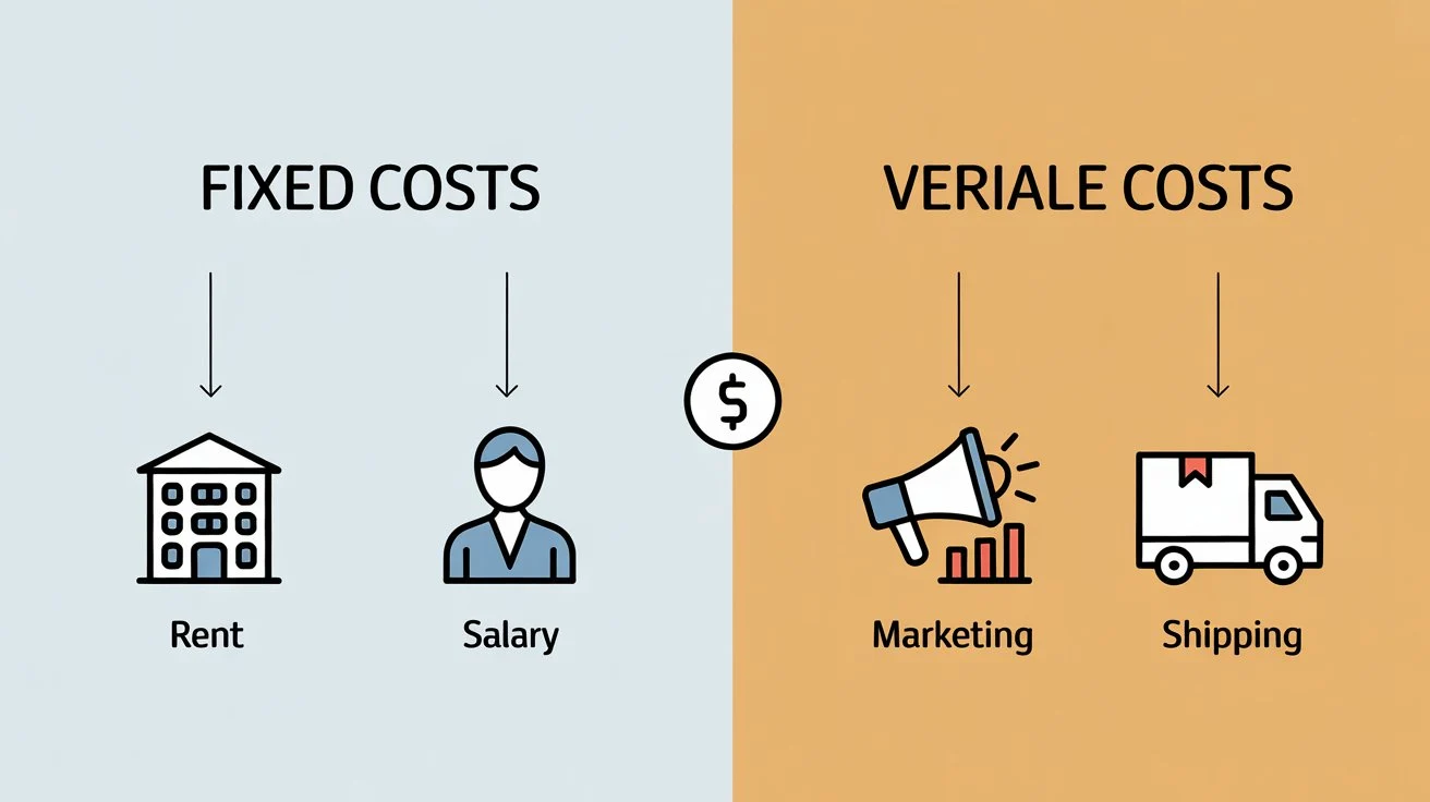 business expense comparison chart