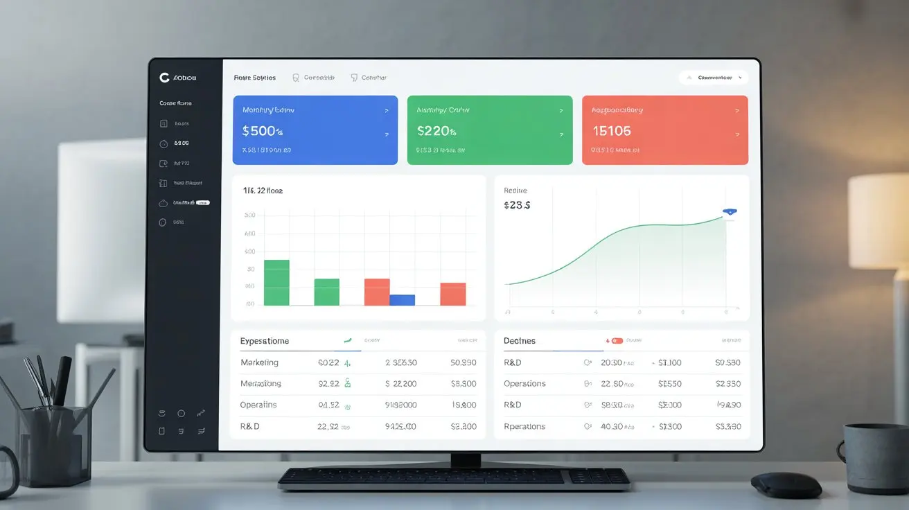 financial dashboard