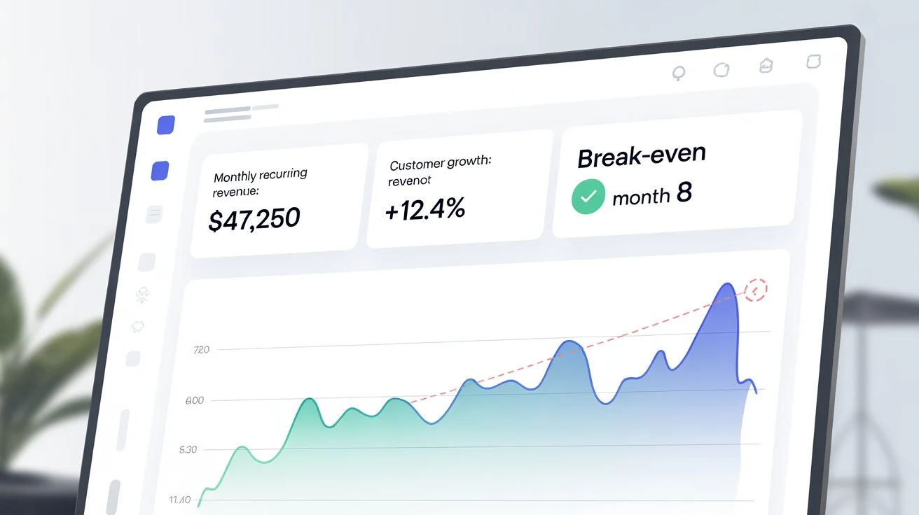 monthly recurring revenue chart